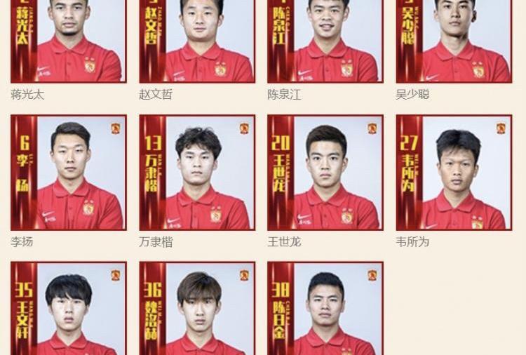 广州恒大队球员名单（广州恒大球员名单）