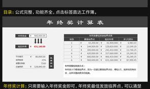 年终奖个税扣除标准计算？（年终奖个税计算器）