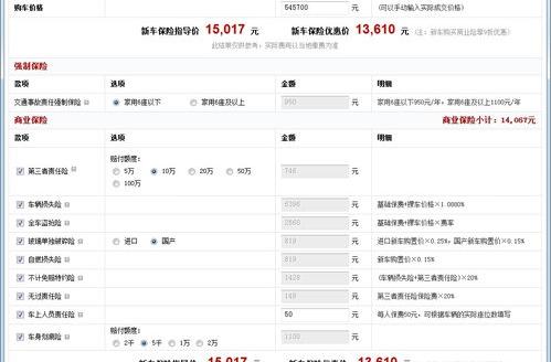2021汽车保险怎么算？ 汽车保险计算器