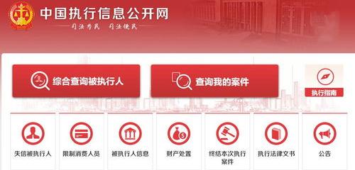 中国执行信息公开网被执行人查询 执行信息公开网查询