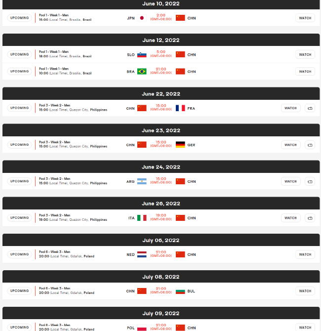 男排世锦赛2022赛程表_男排世锦赛2022赛程