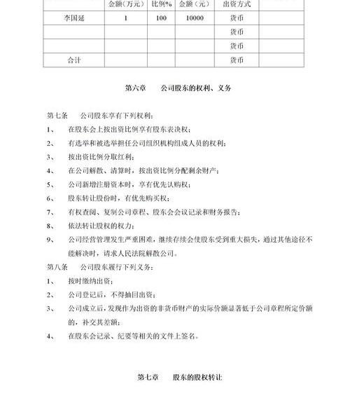 公司章程信息录入怎么填？ 公司章程范本免费