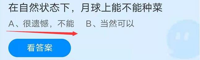 月球上能种菜吗蚂蚁庄园_月球上能不能种菜蚂蚁庄园