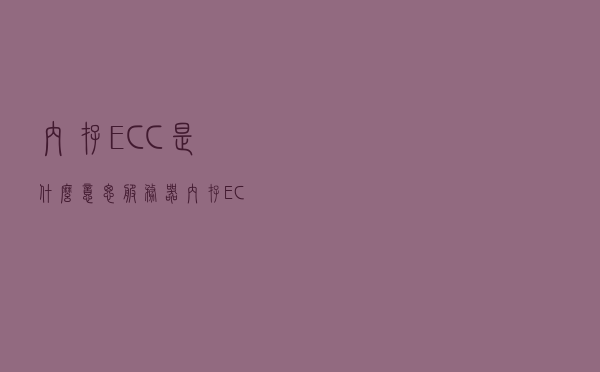 内存ECC是什么意思？服务器内存ECC和RECC之间能否兼容及区别科普