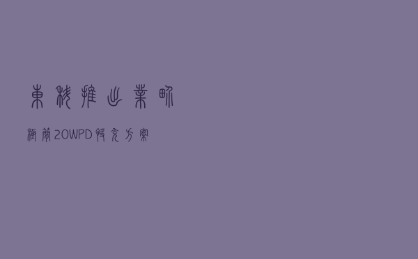 东科推出业界极简20W PD快充方案：迎接iPhone12上市