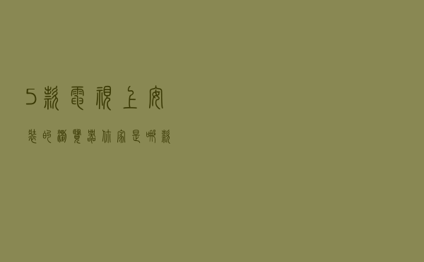 5款电视上安装的浏览器，你家是哪款？
