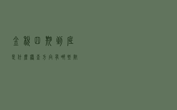 金税四期到底是什么？稽查方向有哪些？附11种公转私合规方法