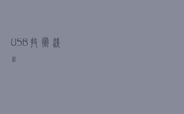 USB技术浅析