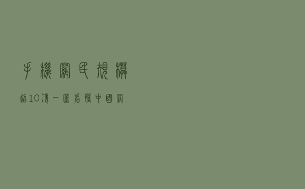 手机网民规模超10亿！一图看懂中国网民画像