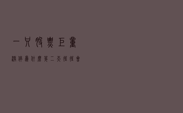 一只股票巨量涨停，为什么第二天往往会低开？不懂请别炒股