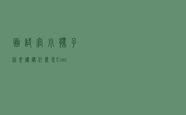 面试官：小伙子你来讲讲什么是Elasticsearch
