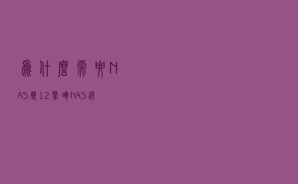 为什么需要NAS？双12群晖NAS选购指南