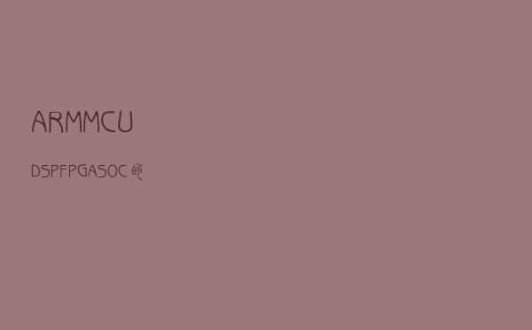 ARM、MCU、DSP、FPGA、SOC的区别