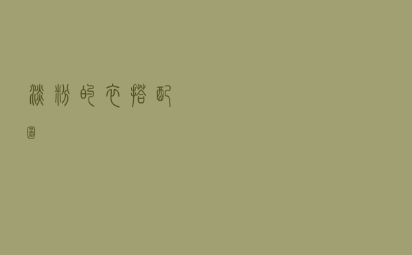 淡粉的衣搭配图