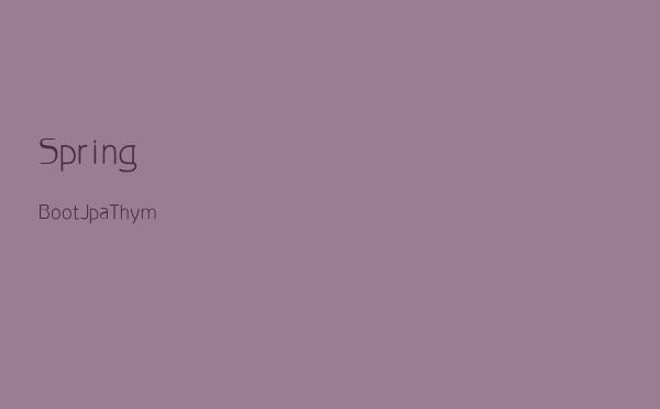 Spring Boot + Jpa + Thymeleaf 增删改查示例