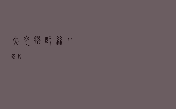 大衣搭配丝巾图片