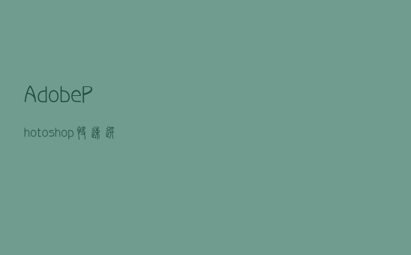 Adobe Photoshop 快速选择工具、套索工具卡顿解决办法