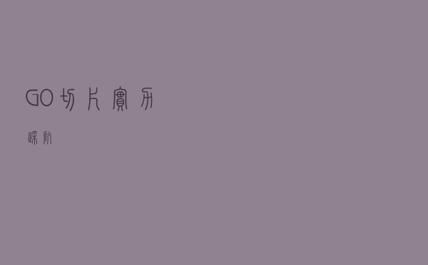 GO 切片实力踩坑