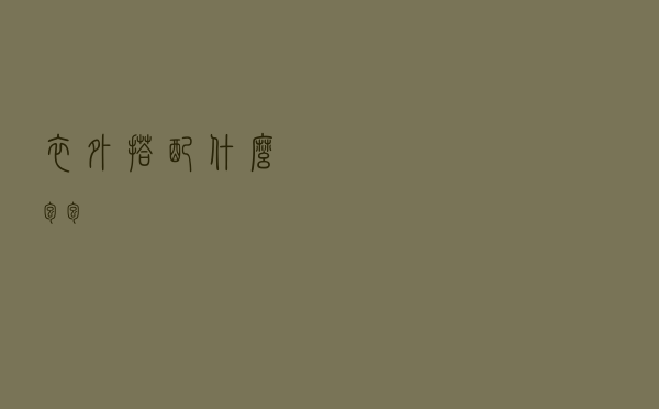 衣外搭配什么包包