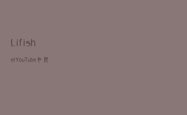 Lifisher|YouTube如何做精准营销，这几个重点指标要关注