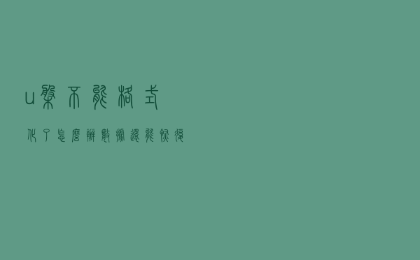 u盘不能格式化了怎么办？数据还能恢复吗？