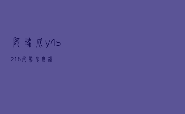 阿玛尼y4s218皮带怎么样