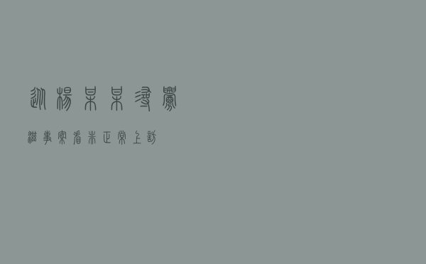从杨某某寻衅滋事案看非正常上访