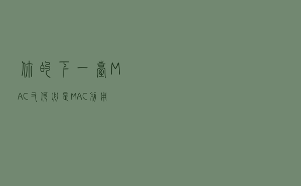 你的下一台MAC又何必是MAC—利用todesk实现iPad控制Mac玩法实例