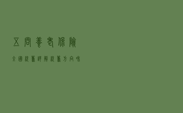 五问养老保险全国统筹！详解统筹方向和实现路径︱2022养老金大变革