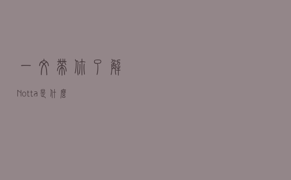 一文带你了解Notta是什么