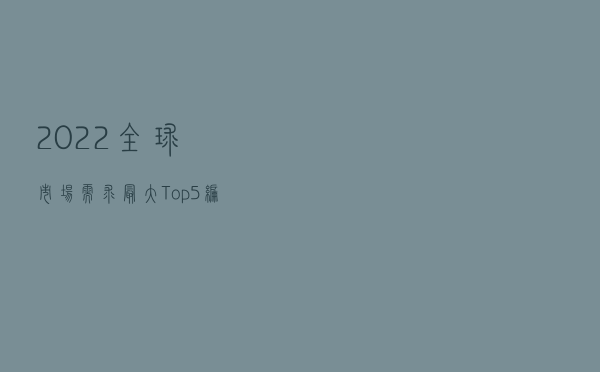 2022全球市场需求最大 Top5 编程语言！