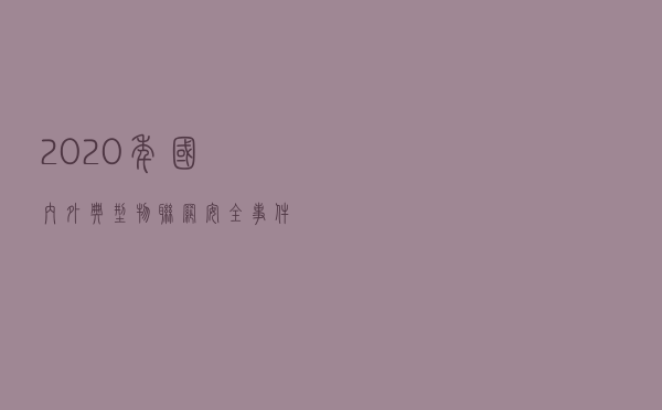 2020年国内外典型物联网安全事件盘点