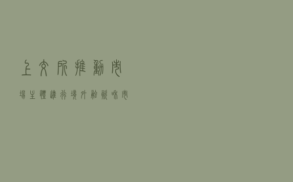 上交所：推动市场主体进行境外融资和市场建设