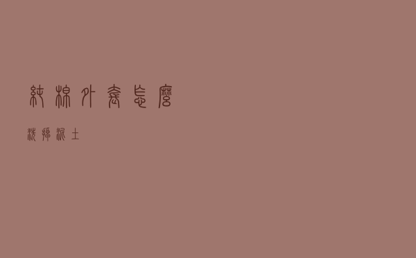 纯棉外套怎么洗掉泥土