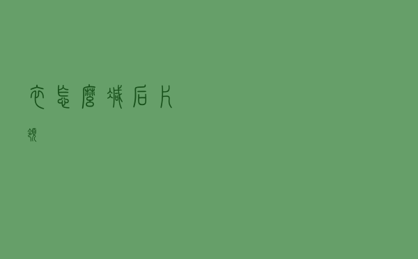 衣怎么减后片领