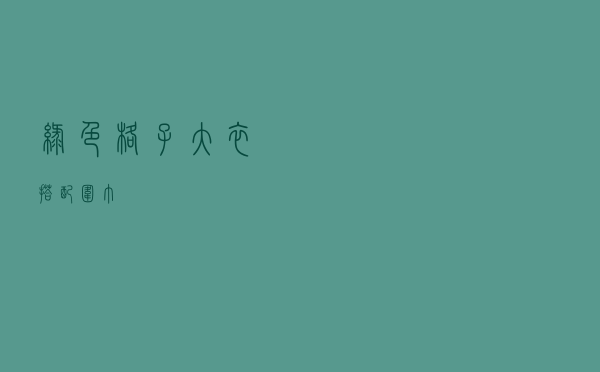 绿色格子大衣搭配围巾