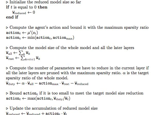 AutoML模型压缩技术利用强化学习将压缩流程自动化