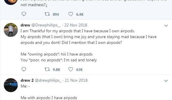 AirPods已成为炫富“新手段”（你不懂00后）