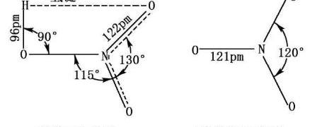 硝酸结构式？ 硝酸化学式怎么写出来的