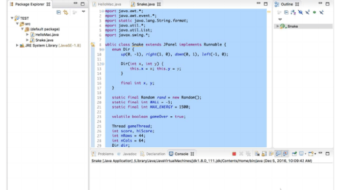 Java贪吃蛇代码_java贪吃蛇源代码详解