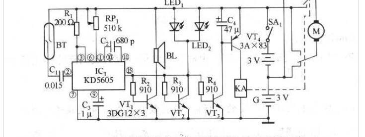 干簧管属于磁敏传感器_干簧管传感器构成的磁控电动电子猫电路