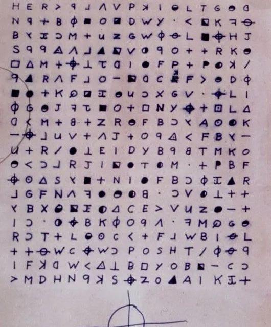 黄道十二宫杀手密文被破解_黄道十二宫杀手密码终于被破解