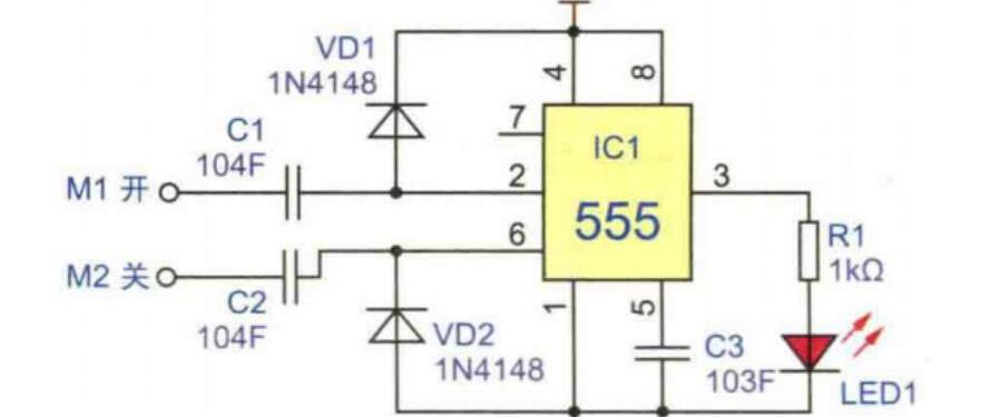 简单的触摸开关原理图片_简单的触摸开关原理图