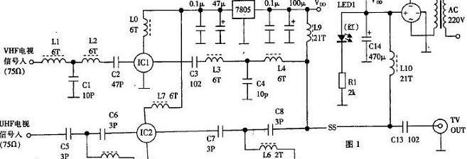 自制电视天线放大器（antenna_amplifier）